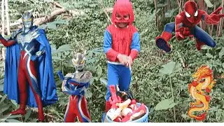 Spiderman Mencari mainan  Ultraman zero |