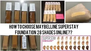 How to find Maybelline Superstay foundation Shades || The GoldenGirl Moumi