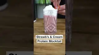 Strawberry & Cream Mocktail - Huel Hack | #shorts