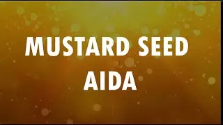 MUSTARD SEED - AIDA LYRICS VIDEO
