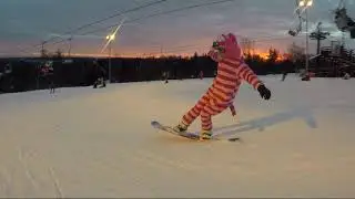 Покатушки в Степаново на закате, февраль 2021🏂