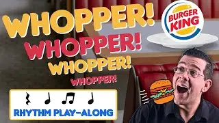 Whopper Rhythm Play Along: Boomwhackers & Rhythms | Quarter Note/Rest, Eighth Notes