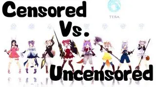 TERA Online Censored VS Uncensored(Decensored) Mod Elin With Download link
