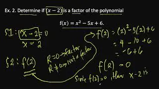 Factor Theorem