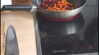 Жареная свекла с морковкой и фасолью