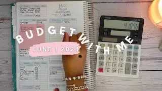 June 2024 Monthly Budget With Me | $7,794.03| Zero Based Budget