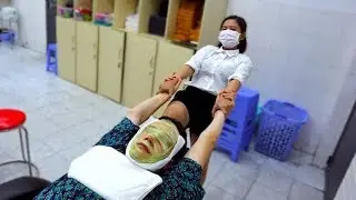 ASMR 4$ Vietmamese Barbershop Full Treatment (Shaving, Full Body Massage, Head and Face Massage)