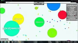 #1 First Agar.io Gameplay!