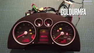 Audi TT Mk1 ColourMFA upgrade - progression pics and bench testing startup