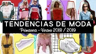 TENDENCIAS de MODA 💐 PRIMAVERA VERANO ☀️ 2018 - 2019 | ARGENTINA | OHMYTIPS