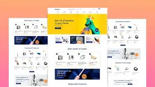 Master Web Development with HTML CSS & JavaScript | Try this Pharma Ecommerce website Tutorial