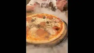 Пицца как вулкан