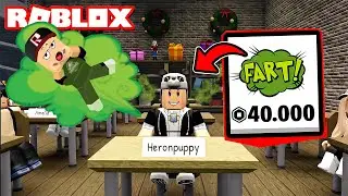 Sınıfta Özel Gaz Çıkarma Gücünü Aldım!! - Panda ile Roblox Roblox The Presentation Experience