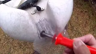 KAYAK REPAIR - HOBIE KONA ~ PART ~ 02