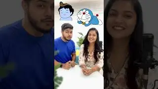 Doraemon song in Krishna version 🦋💕😇 @The_MotorMouth   #viral #nostalgia #krishna #janmashtami