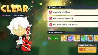 CookieRun: Tower of adventures - Chapter 6-10 Hard _ 3 stars.