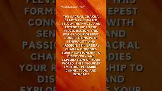 🧘  What is Sacral Chakra? || 417 Hz Solfeggio Tone Meditation Music