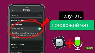 Как включить опцию голосового чата Roblox без проверки 2025 голосовой чат Roblox
