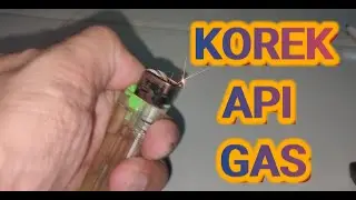 cara perbaiki korek api gas | cara pasang batu korek gas