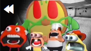 Reverse pizza tower scream meme in Backrooms #minecraft #memes #backrooms