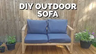 DIY Outdoor Sofa | Low Budget & Easy