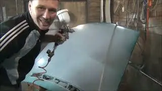бмв е 38 ,покраска капота