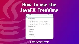 How to use the TreeView in JavaFX | 100% Perfect for Beginners