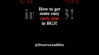 Super Simple Starting Loot in BG3 