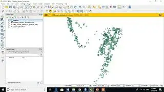 Import coordinates from the CSV file into QGIS to create vector point data shape file