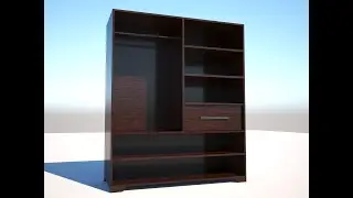 Wardrobe Modeling with EDITABLE POLY in 3ds Max