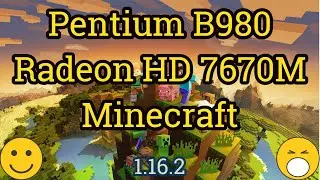 Pentium B980 + Radeon HD 7670M = MINECRAFT