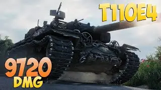 T110E4 - 5 Kills 9.7K DMG - Big map! - World Of Tanks