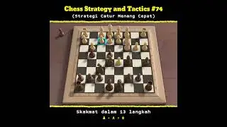 Chess Strategy and Tactics #74 | Skakmat dalam 13 langkah #catur #chess #game #games #checkmate #dgt