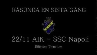 RÅSUNDA EN SISTA GÅNG 22/11