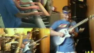 Coldplay - Viva La Vida collaboration piano duet (impeto - reey1234) & guitar (STEACKMIKE)