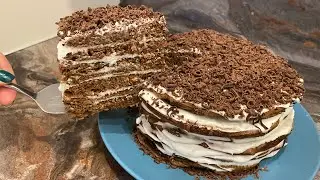 Вкусный и быстрый торт на сковороде/Delicious and quick cake in a frying pan/Рецепт от Лусине/