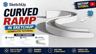 SketchUp Quick Tips _ Tips No-1_Curved Ramp in SketchUp | SketchUp Tutorial