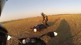 K1200S, FZ1, K1200RS - по трассе и целине. Кувырок Артиста.....)))