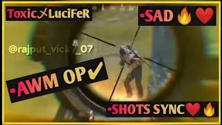 BEATSYNC EDIT | PUBG | SAD -xxxtentacion🔥 | Toxic乄LuciFeR🔥