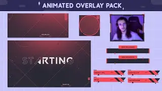 RED VALORANT STREAM OVERLAY FREE FOR DOWNLOAD