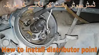 How to install distributor point in Suzuki Bolan Hindi/Urdu 2020