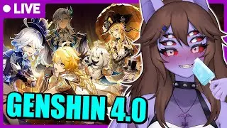 REAGINDO A LIVE DA 4.0 DE GENSHIN IMPACT