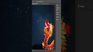 How to add Fire effect in photoshop🔥#photoshop #shorts