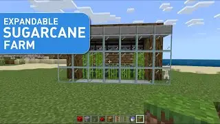 Sugarcane Farm (expandable and easy) - Minecraft