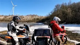 Yamaha Tenere 700 - KTM790R - CRF 300L - Snow time Pt. 5