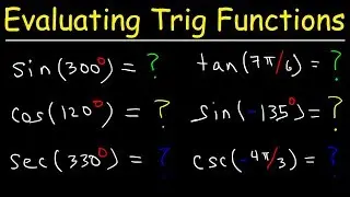 How To Use Reference Angles to Evaluate Trigonometric Functions