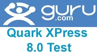 Guru.com Quark XPress 8.0 Test Answers