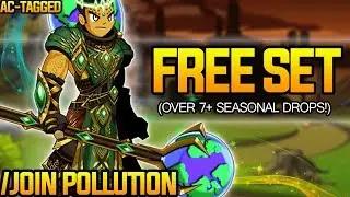 AQW - /JOIN POLLUTION (General Pollution Boss Drops) (SEASONAL AC-TAGGED) + ITEM Showcase!