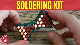 Hourglass Soldering Kit with IC 4015 and IC 4069 (1/2)