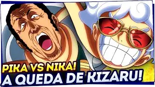 100x MAIS FORTE! LUFFY QUEBRA O BRAÇO DO ALMIRANTE KIZARU EM EGGHEAD!? ONE PIECE 1091